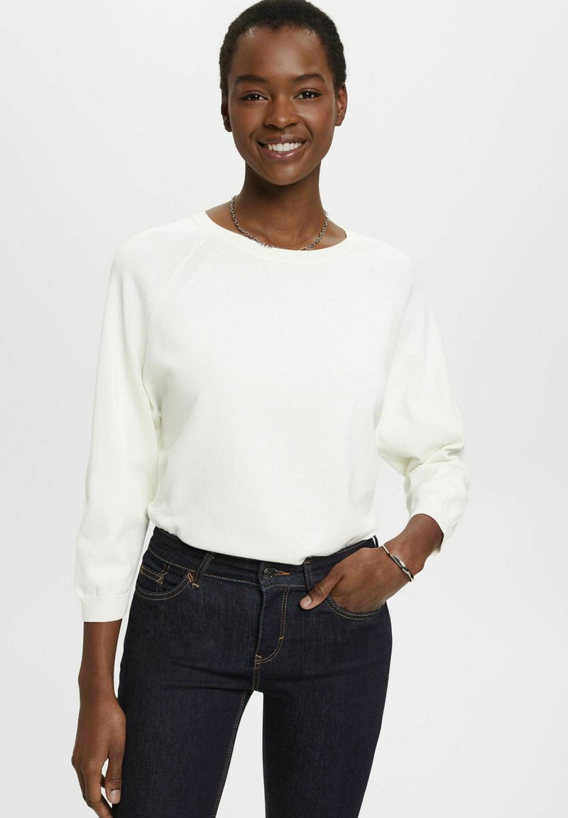 Esprit V NECK - Trui - dark red/donkerrood