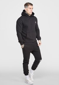 SIKSILK SCRIPT EMBROIDERY  - Luvtröja - black