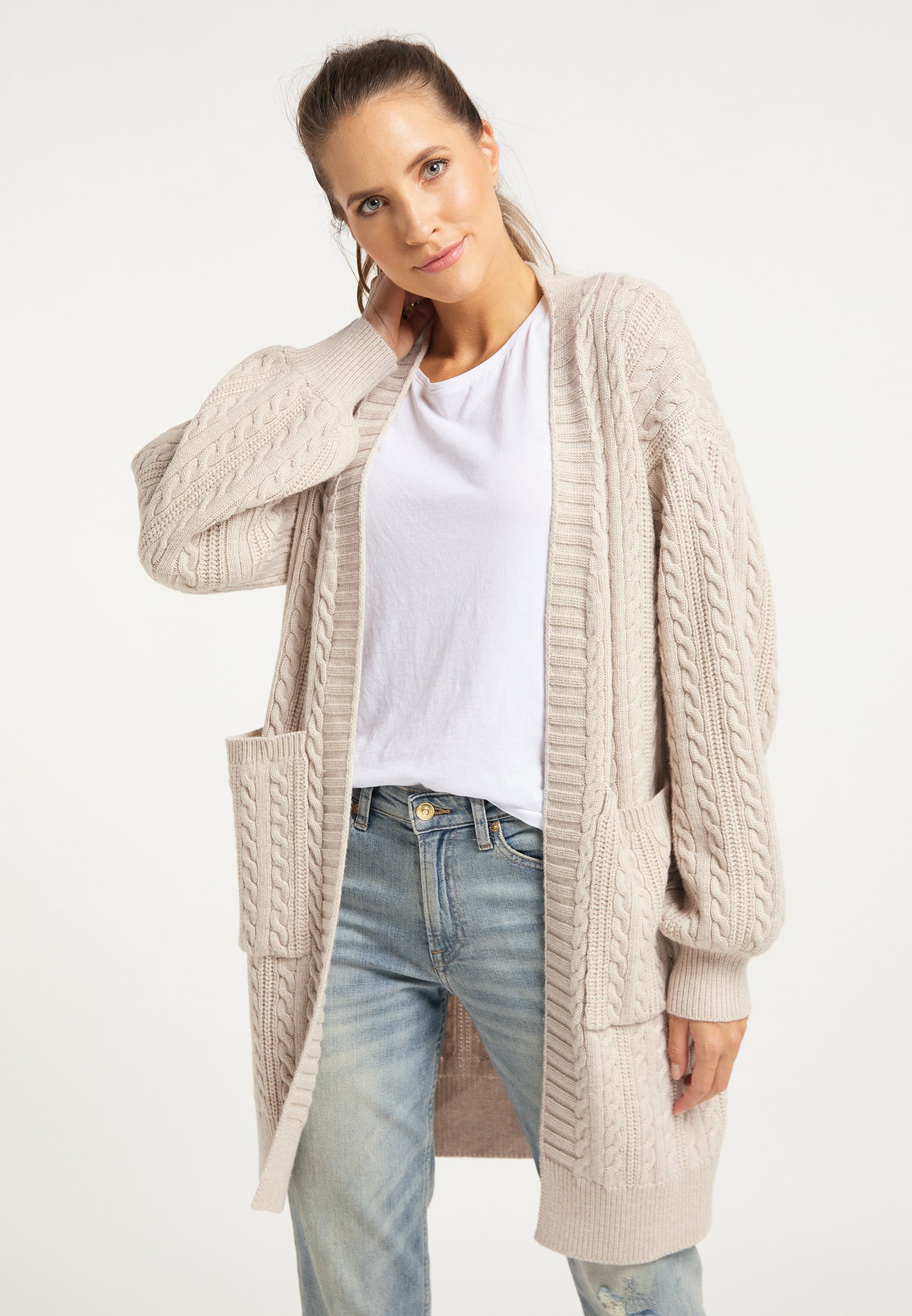 dreimaster strickmantel