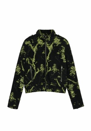 Desigual, PRINTED MAO COLLAR JACKET - Chaqueta de entretiempo - black