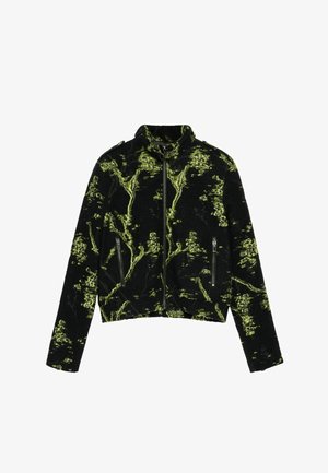 Desigual, PRINTED MAO COLLAR JACKET - Chaqueta de entretiempo - black