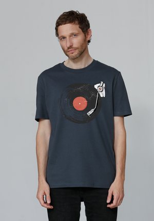 Print T-shirt - india ink grey