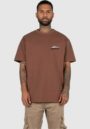 WAVE X HEAVY  - T-Shirt print - bark