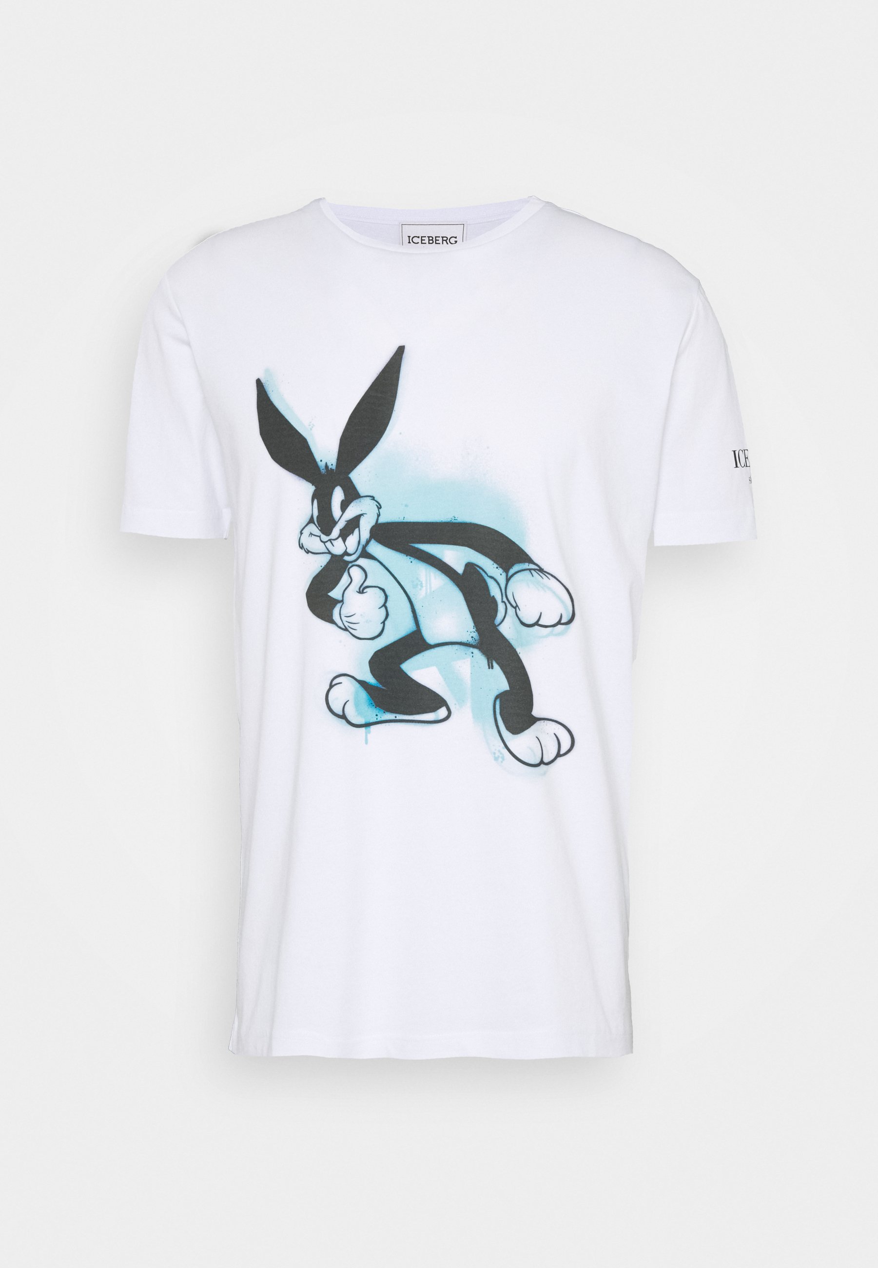Iceberg T shirt print bianco ottico Zalando.nl Iceberg T shirt print bianco ottico Zalando.nl