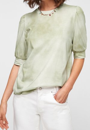 T-shirt med print - dark green