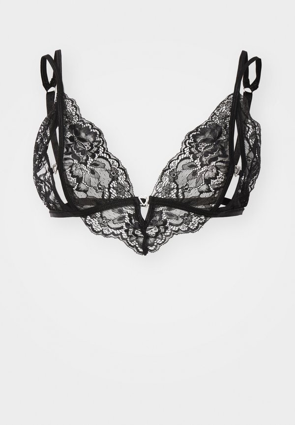 HEART CROTCHLESS SET  - Triangle bra3