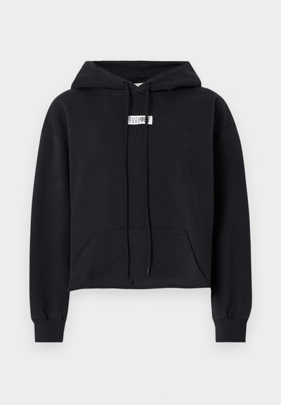 MM6 Maison Margiela Džemperis su gobtuvu - washed black