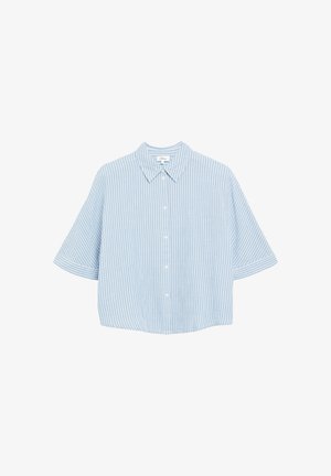 s.Oliver, BLUSE - Overhemdblouse - hellblau