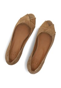 Billi Bi Ballerines à bout ouvert - cuoio baby silk suede