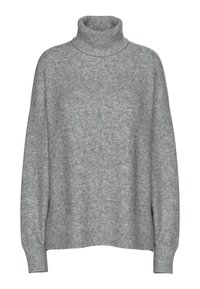 PCMALOU ROLLNECK NOOS BC - Striktrøje - medium grey