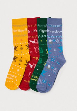 ONSXMAS BOX SOCKS 4 PACK - Sokken - pompeian red