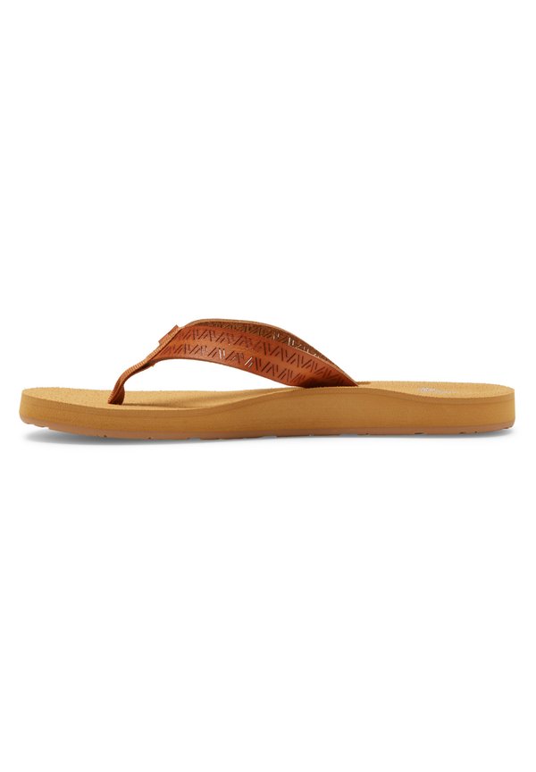 PORTO MOTIF - T-bar sandals - tan