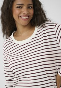 Kaffe Curve WINNI - T-shirt à manches longues - ant white/windsor stripe