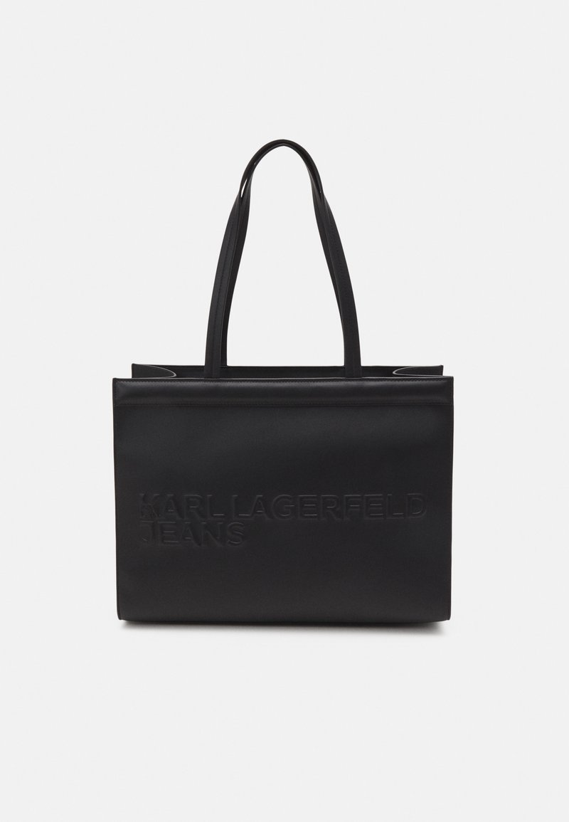 Karl Lagerfeld Jeans LARGE TECHICAL EMBOSSED TOTE Handtasche black