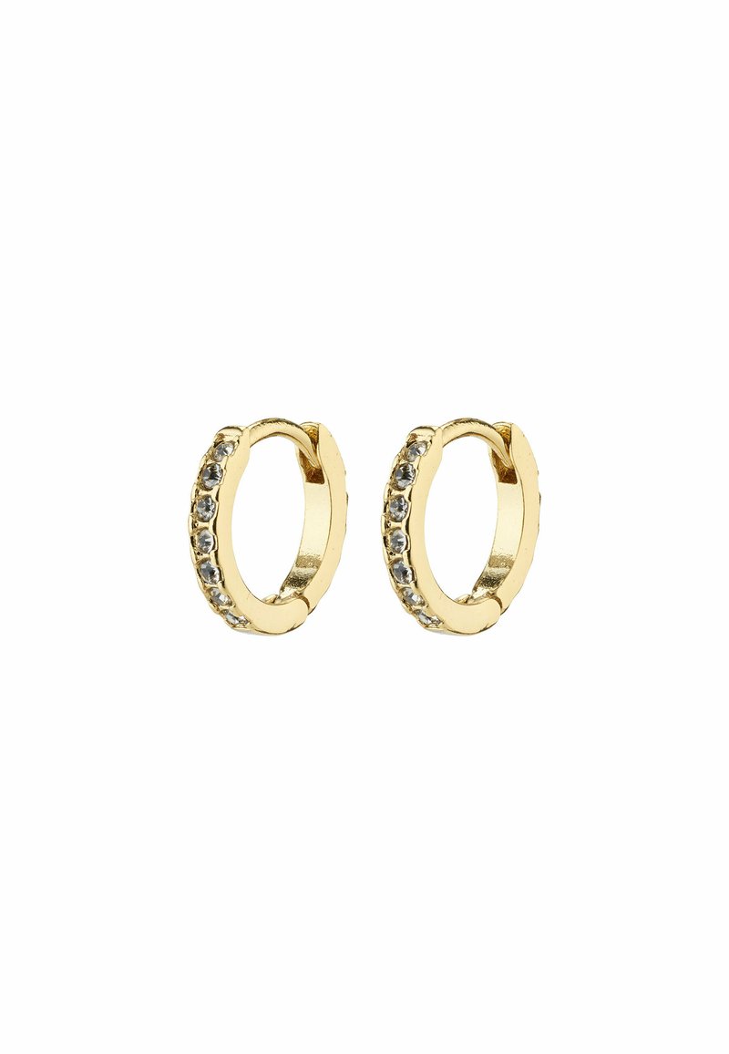 Pilgrim EBNA CRYSTAL HOOP Earrings gold plated/gold-coloured