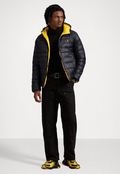 Polo Ralph Lauren THE COLDEN REVERSIBLE JACKET - Vinterjakker - black/slicker yellow