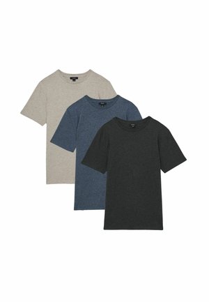 REGULAR FIT - BLESS CREW NECK 3 PACK - T-shirts basic - multi melange