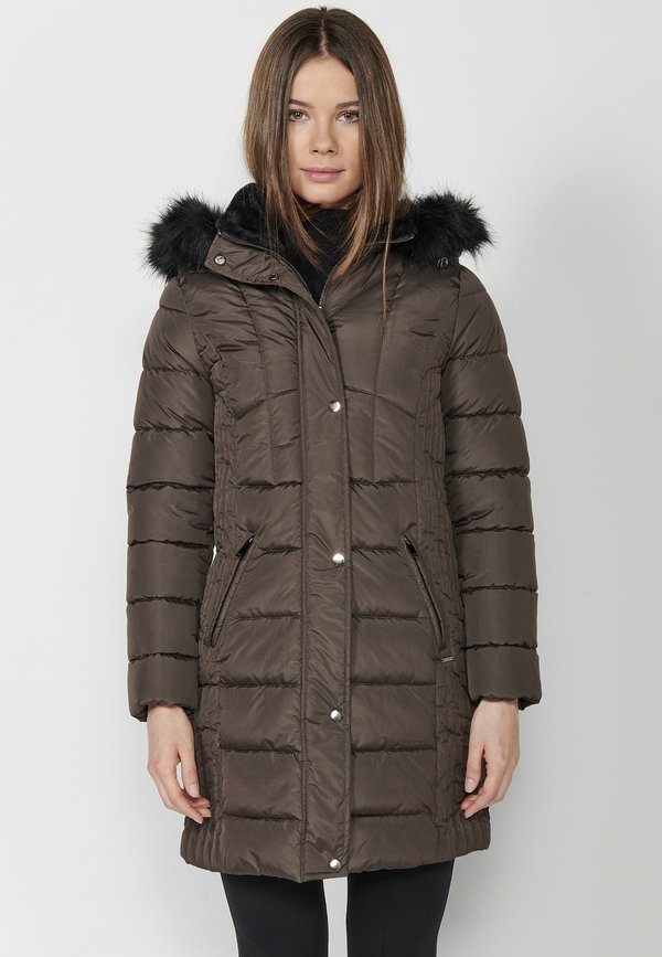 Wintermantel - oliva olive