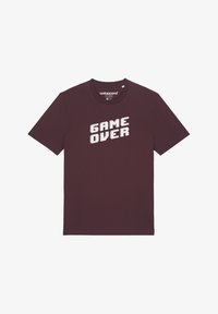 Niet geselecteerd, red brown