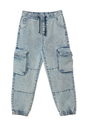 LUNGO TINTA UNITA - Jeans fuselé - blu denim chiaro