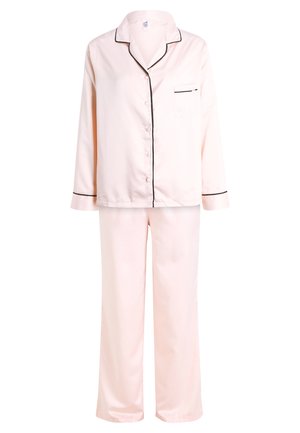 Bluebella, ABIGAIL SHIRT AND TROUSER SET - Pyjama - Pale Pink/Black