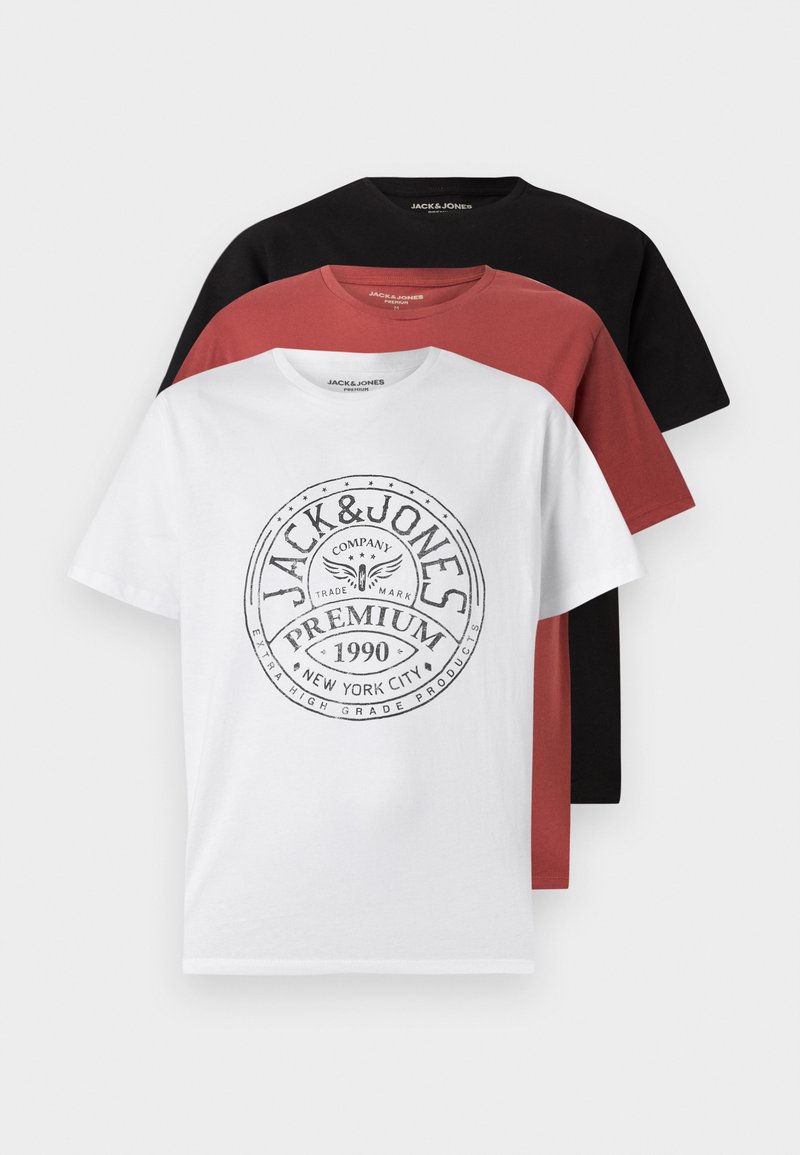 jack & jones T-shirt print zwart