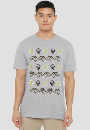 Cotton Soul, DC FLASH THE FLASH UGLY CHRISTMAS SWEATER - Print T-shirt - mottled light grey