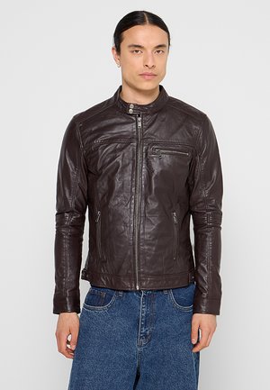 BALVIN - Leren jas - brown