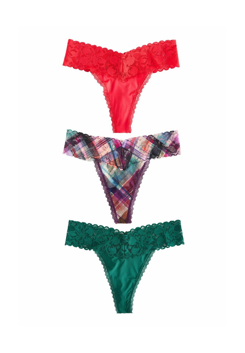 Next 3 PACK - String - red green