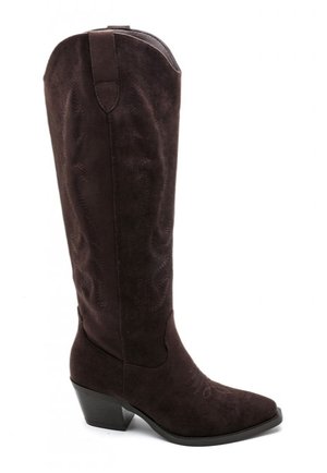 SANTIAGS - Bottes de cowboy / motard - marron
