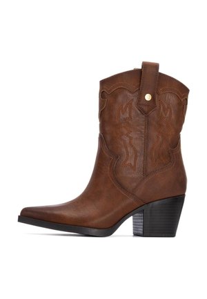 Botines camperos - camel