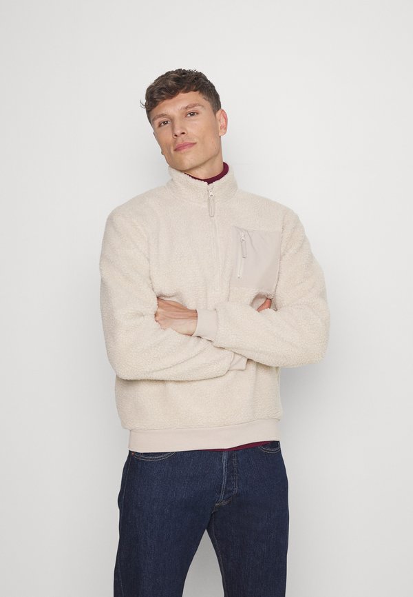 Fleece jumper - stone