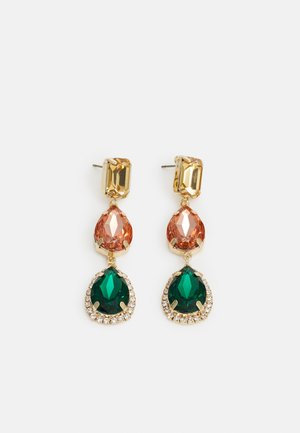 PCTOVE EARRINGS - Øredobber - gold-coloured/multi