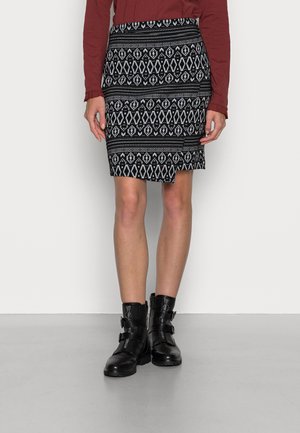 Zavinovací sukně - black