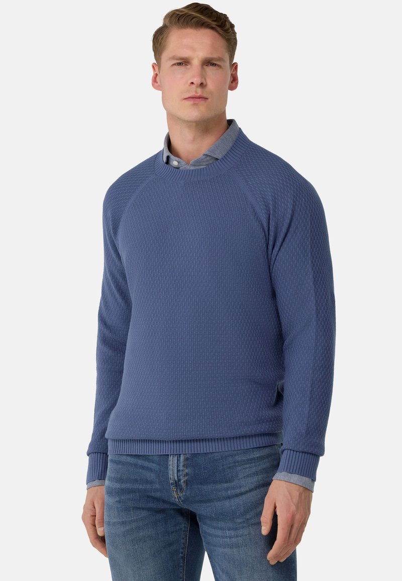 Boggi Milano - CREW NECK - Pullover - indigo, Agrandir
