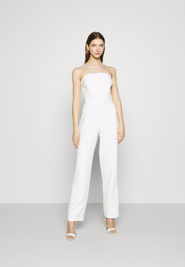 CROSS DETAIL - Jumpsuit - white