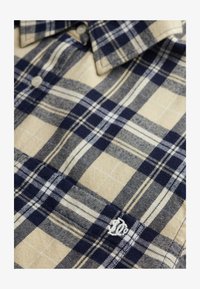 Non sélectionné, cream navy check
