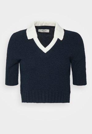 T-shirt estampada - navy