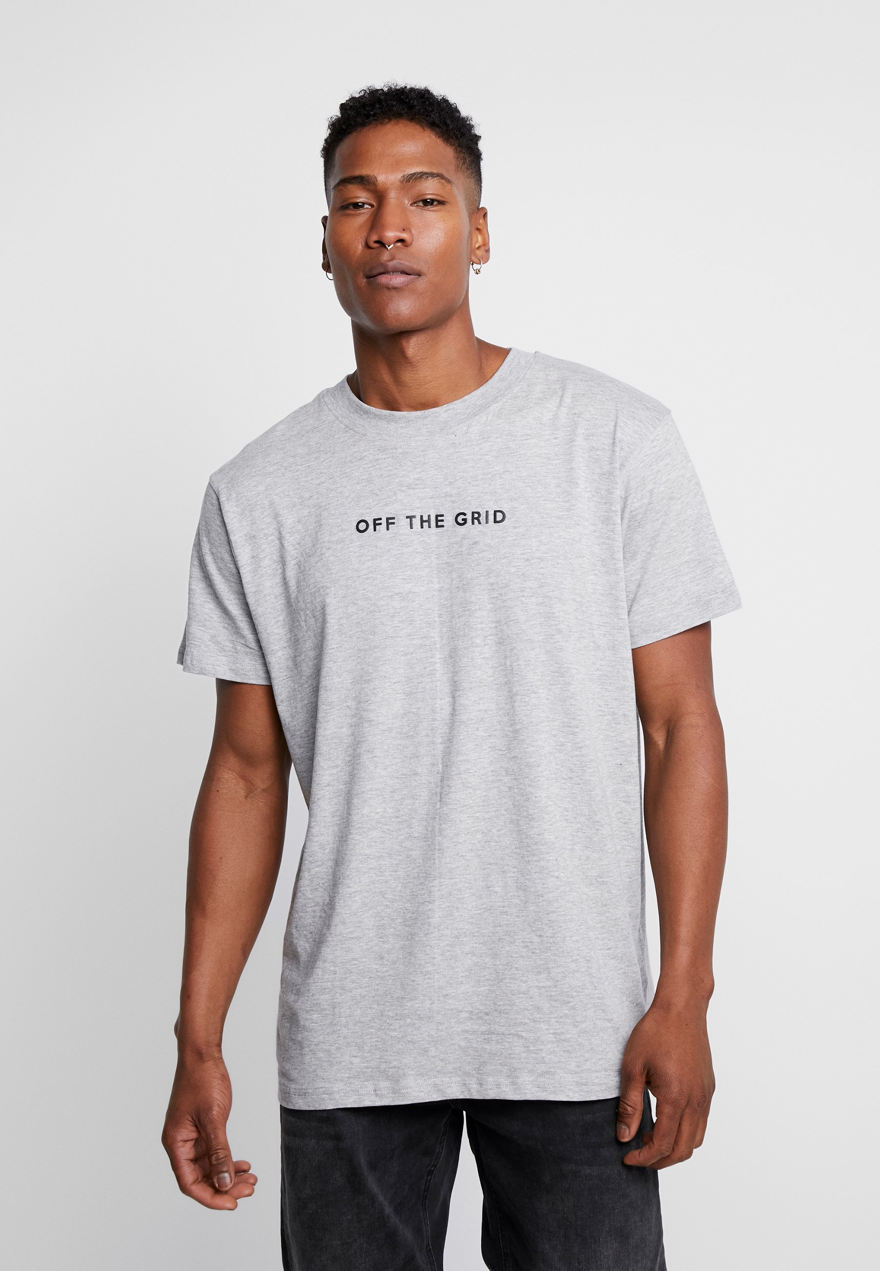 Night Addict GRID T shirts med print grey Zalando.no Night Addict GRID - T-shirts med print - grey