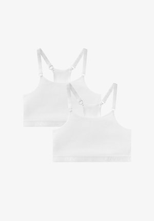 O'Neill, O'NEILL LADIES SHORT TOP 2-PACK PLAIN - Bustier - white
