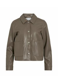 VIHELLIUM BESCHICHTETE - Jakna iz umetnega usnja - dark brown