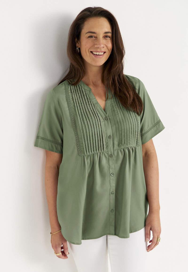 Bluse A Linie Groe Groen