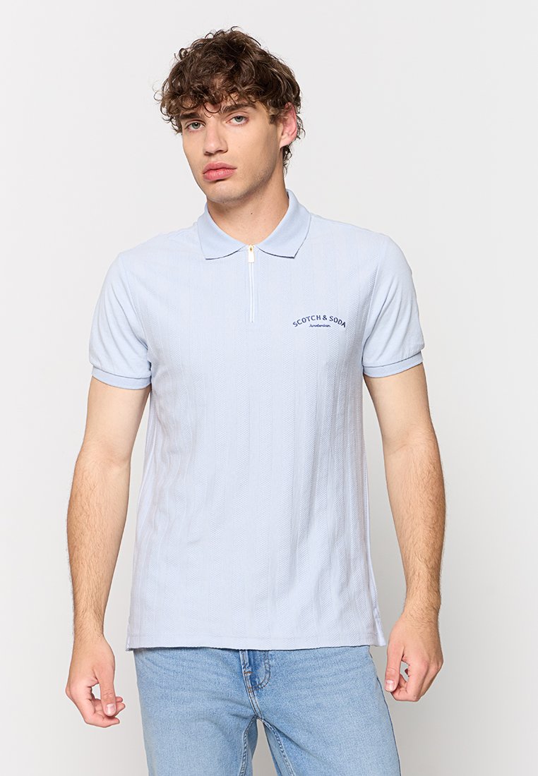 Scotch & Soda Poloshirt lichtblauw Scotch & Soda Poloshirt lichtblauw