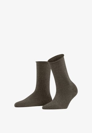 FALKE, SHINY - MIX - Socken - dark brown