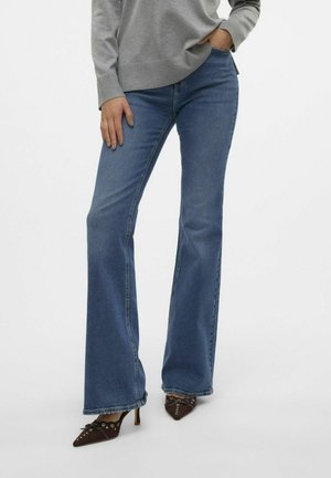 SELINA - Platėjantys džinsai - medium blue denim