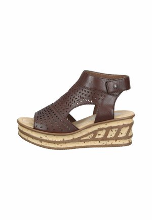 Rieker, Platform sandals - brown