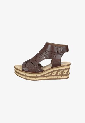 Rieker, Platform sandals - brown