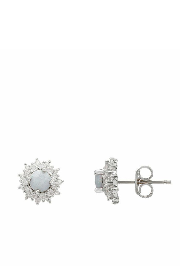 OPAL AND FLOWER STUD - Earrings3