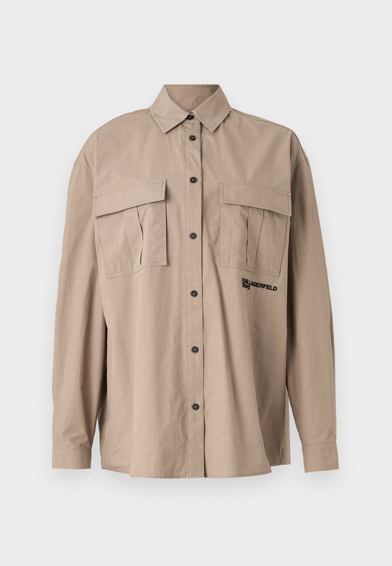 Karl Lagerfeld Jeans Overhemdblouse beige Karl Lagerfeld Jeans Overhemdblouse beige