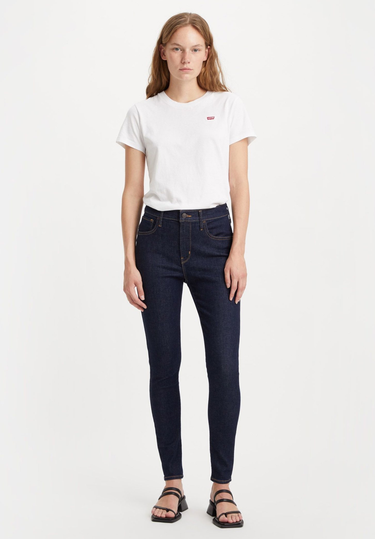 Jean Levi's 720 High Rise Super Skinny Bleu Marine Taille W28/L32 - Parfait état (Occasion)
